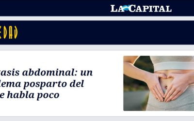 Nota en La Capital online – Diástasis abdominal: un problema posparto del que se habla poco
