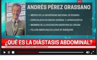 Nota televisiva realizada en el programa Dr. C